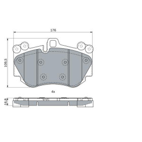 BOSCH Sada brzdových doštiček 0 986 424 073_thumb7