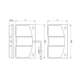 BOSCH Sada brzdových doštiček 0 986 460 932_thumb5