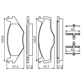 BOSCH Sada brzdových doštiček 0 986 494 057_thumb5