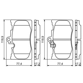 BOSCH Sada brzdových doštiček 0 986 494 252_thumb7