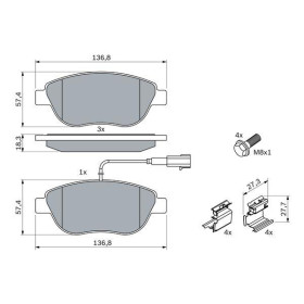 BOSCH Sada brzdových doštiček 0 986 424 596_thumb7