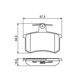 BOSCH Sada brzdových doštiček 0 986 494 846_thumb7