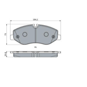 BOSCH Sada brzdových doštiček 0 986 494 914_thumb7