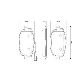 BOSCH Sada brzdových doštiček 0 986 494 075_thumb5