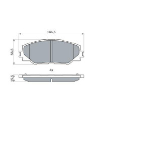 BOSCH Sada brzdových doštiček 0 986 494 174_thumb5