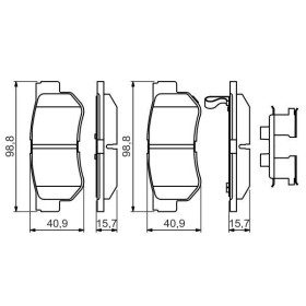 BOSCH Sada brzdových doštiček 0 986 494 635_thumb7