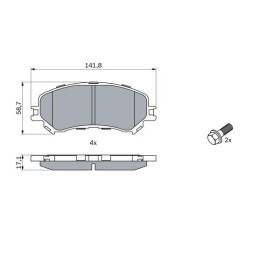 BOSCH Sada brzdových doštiček 0 986 494 722_thumb7