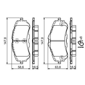 BOSCH Sada brzdových doštiček 0 986 494 714_thumb7