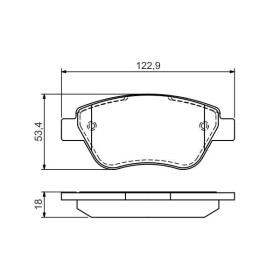 BOSCH Sada brzdových doštiček 0 986 494 132_thumb5