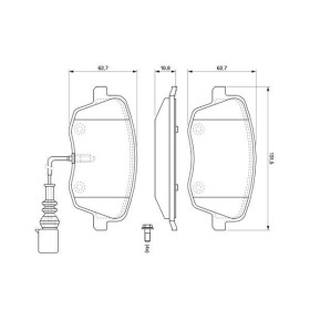 BOSCH Sada brzdových doštiček 0 986 494 105_thumb5