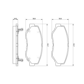 BOSCH Sada brzdových doštiček 0 986 424 809_thumb7