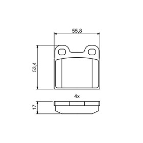 BOSCH Sada brzdových doštiček 0 986 494 847_thumb7