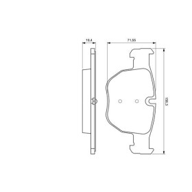 BOSCH Sada brzdových doštiček 0 986 424 687_thumb5