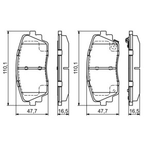 BOSCH Sada brzdových doštiček 0 986 494 688_thumb7