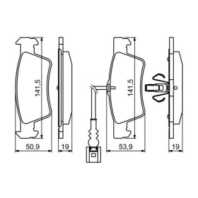 BOSCH Sada brzdových doštiček 0 986 494 219_thumb7