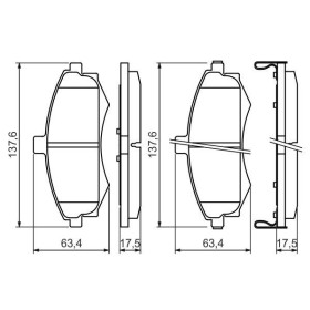 BOSCH Sada brzdových doštiček 0 986 424 810_thumb5