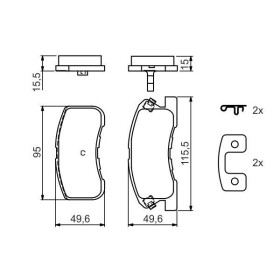 BOSCH Sada brzdových doštiček 0 986 424 697_thumb5