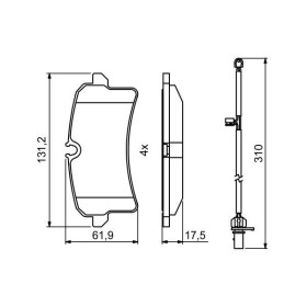 BOSCH Sada brzdových doštiček 0 986 494 841_thumb7