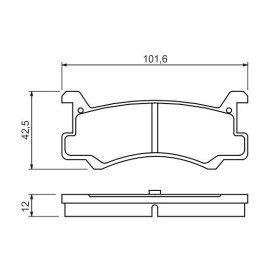 BOSCH Sada brzdových doštiček 0 986 460 080_thumb7