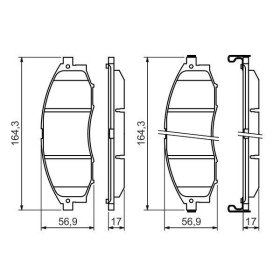 BOSCH Sada brzdových doštiček 0 986 494 152_thumb7