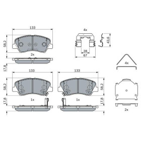 BOSCH Sada brzdových doštiček 0 986 424 951_thumb5