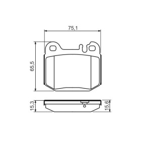 BOSCH Sada brzdových doštiček 0 986 494 410_thumb5