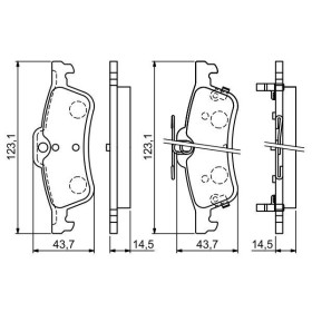 BOSCH Sada brzdových doštiček 0 986 494 719_thumb7