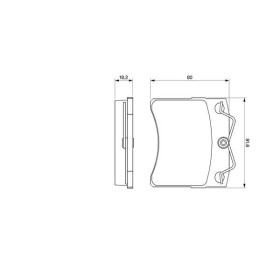 BOSCH Sada brzdových doštiček 0 986 460 954_thumb5