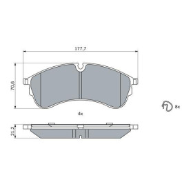 BOSCH Sada brzdových doštiček 0 986 424 930_thumb5