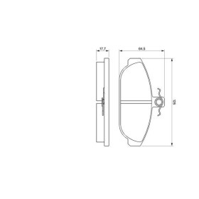 BOSCH Sada brzdových doštiček 0 986 467 400_thumb5