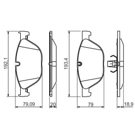 BOSCH Sada brzdových doštiček 0 986 494 429_thumb5