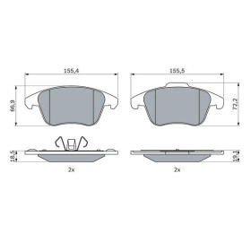 BOSCH Sada brzdových doštiček 0 986 424 986_thumb5