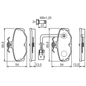 BOSCH Sada brzdových doštiček 0 986 461 767_thumb5