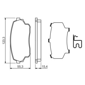 BOSCH Sada brzdových doštiček 0 986 494 711_thumb7