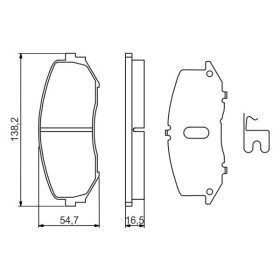 BOSCH Sada brzdových doštiček 0 986 494 241_thumb7