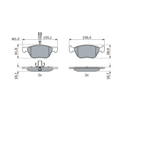 BOSCH Sada brzdových doštiček 0 986 494 004_thumb5