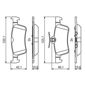 BOSCH Sada brzdových doštiček 0 986 494 811_thumb7