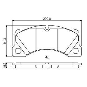 BOSCH Sada brzdových doštiček 0 986 494 787_thumb7