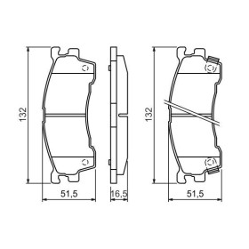 BOSCH Sada brzdových doštiček 0 986 460 975_thumb5