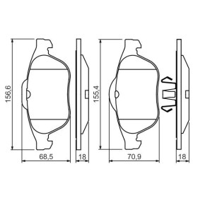 BOSCH Sada brzdových doštiček 0 986 424 616_thumb7