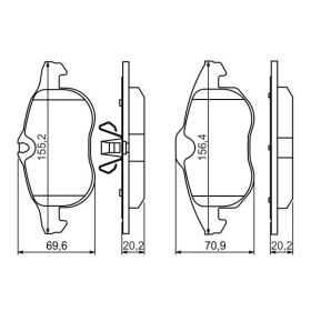 BOSCH Sada brzdových doštiček 0 986 494 044_thumb7