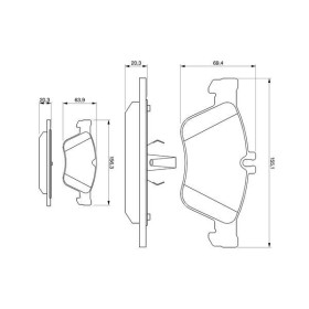 BOSCH Sada brzdových doštiček 0 986 494 001_thumb5