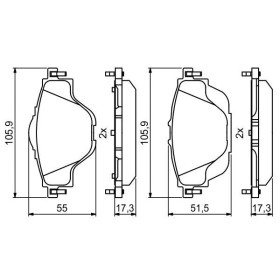 BOSCH Sada brzdových doštiček 0 986 494 805_thumb7