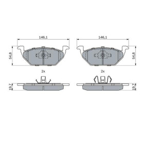 BOSCH Sada brzdových doštiček, kotouč. brzda 0 986 494 925_thumb7