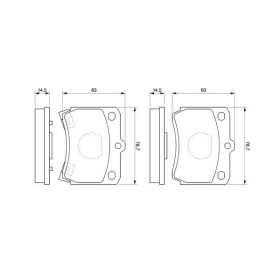 BOSCH Sada brzdových doštiček 0 986 493 550_thumb5