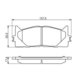 BOSCH Sada brzdových doštiček 0 986 494 430_thumb5