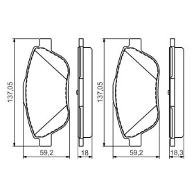 BOSCH Sada brzdových doštiček 0 986 494 564_thumb7