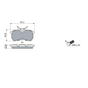 BOSCH Sada brzdových doštiček 0 986 494 011_thumb5