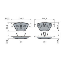 BOSCH Sada brzdových doštiček 0 986 494 036_thumb5