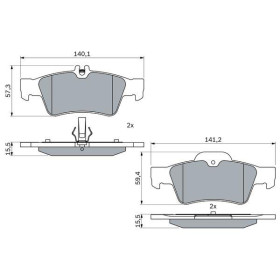 BOSCH Sada brzdových doštiček 0 986 424 699_thumb5